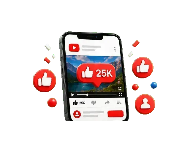Polubienia YouTube 5